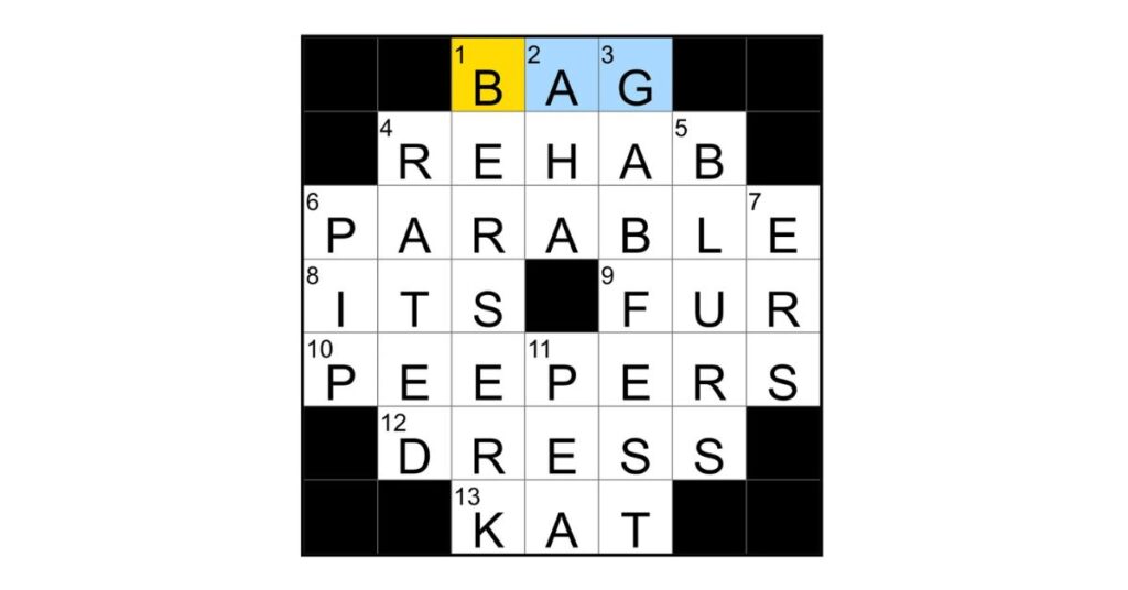 NYT Mini Crossword Answers April 01 2025 1