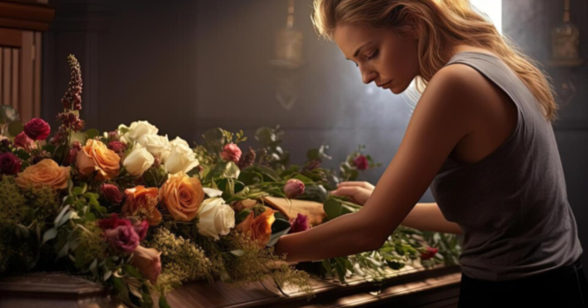 Casket Spray for a Woman